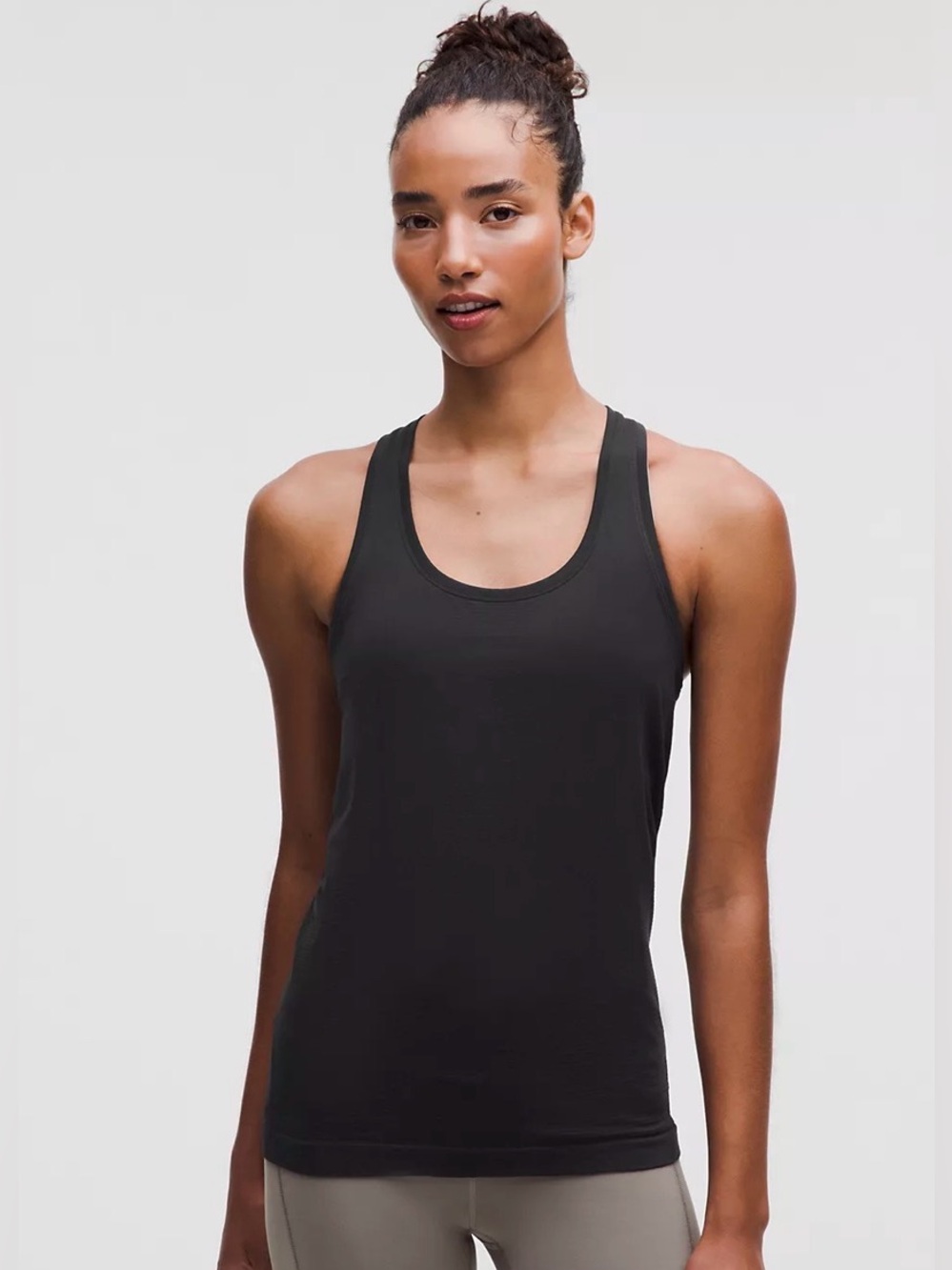 Lululemon Swiftly Tech Racerback Tank Top, Black, Size 12